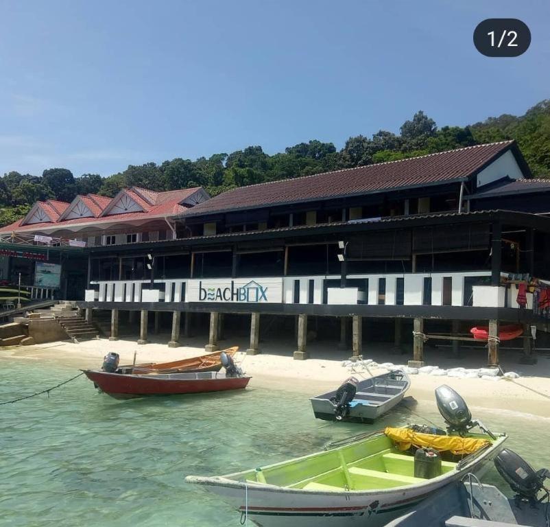 Kampong Pasir Hantu 停泊岛海滩箱子旅馆酒店 外观 照片